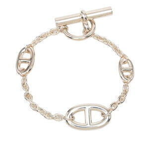 HERMES Silver Charm Bracelet